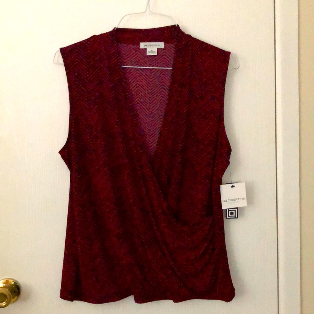 wrap front shirt
